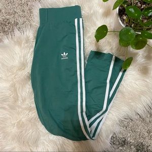 Womens Adidas Three Stripe Leggings